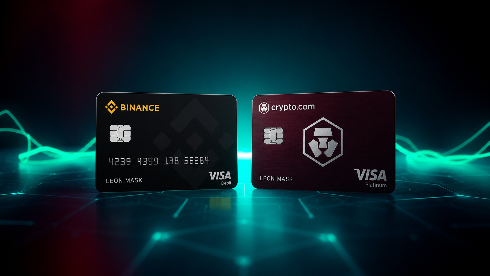 Binance Card vs Crypto.com Ruby Steel : comparatif complet 2026