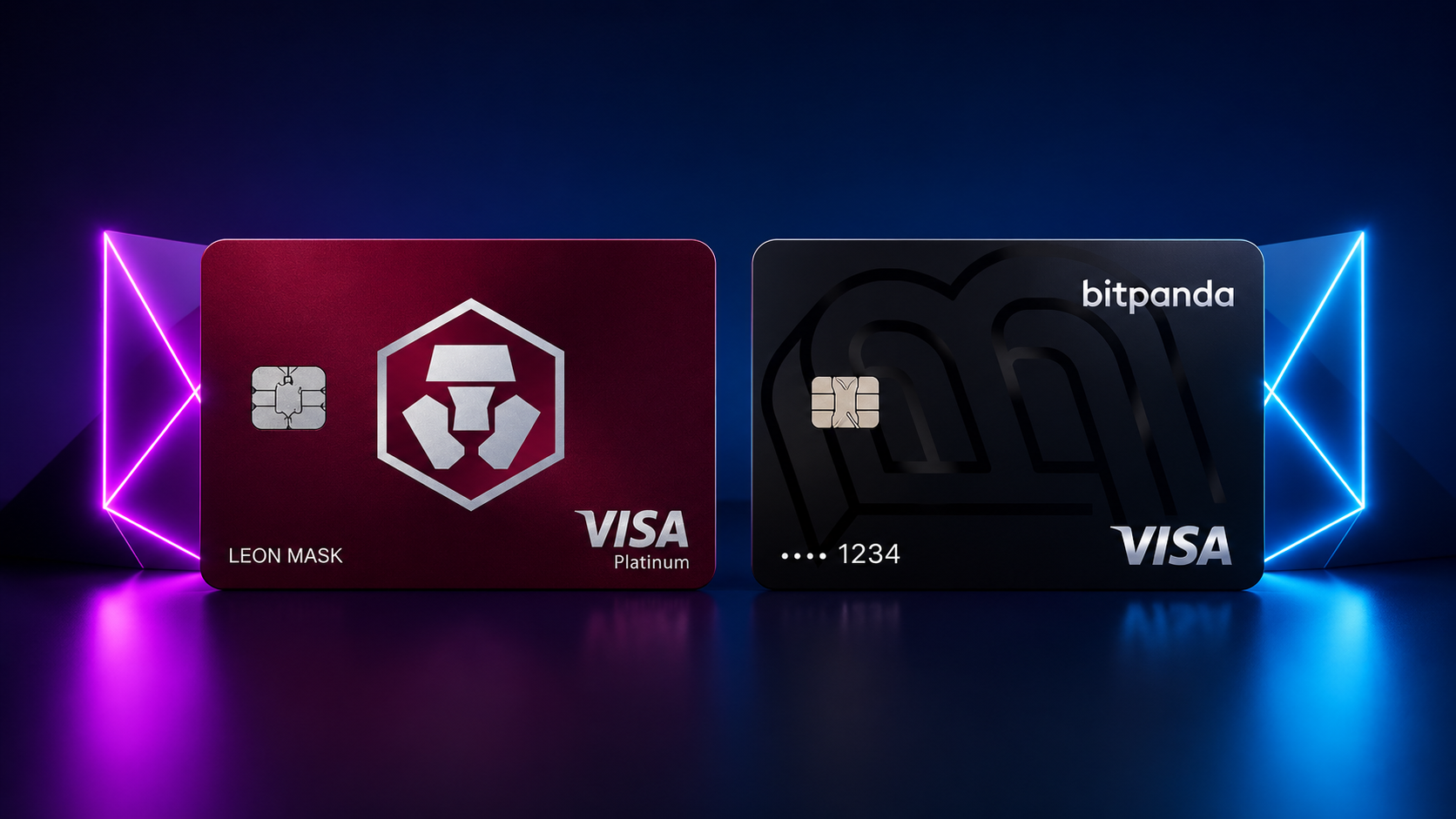 Bitpanda Card vs Crypto.com Ruby Steel: full comparison 2026