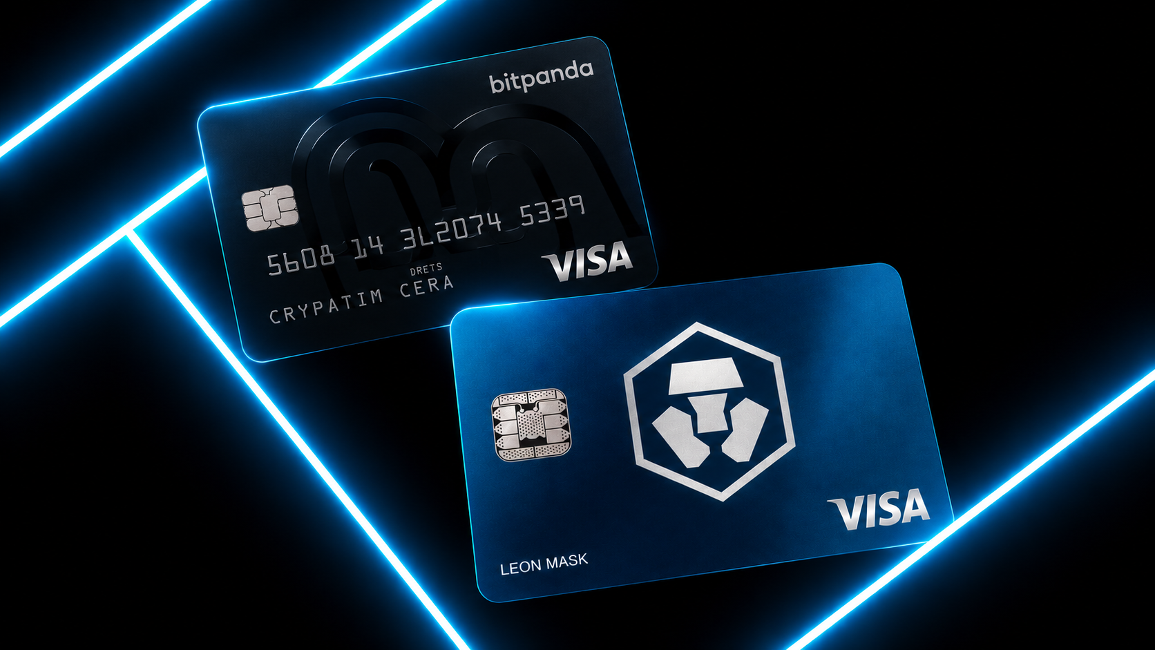 Coinbase Card vs Crypto.com Midnight Blue : comparatif complet 2026
