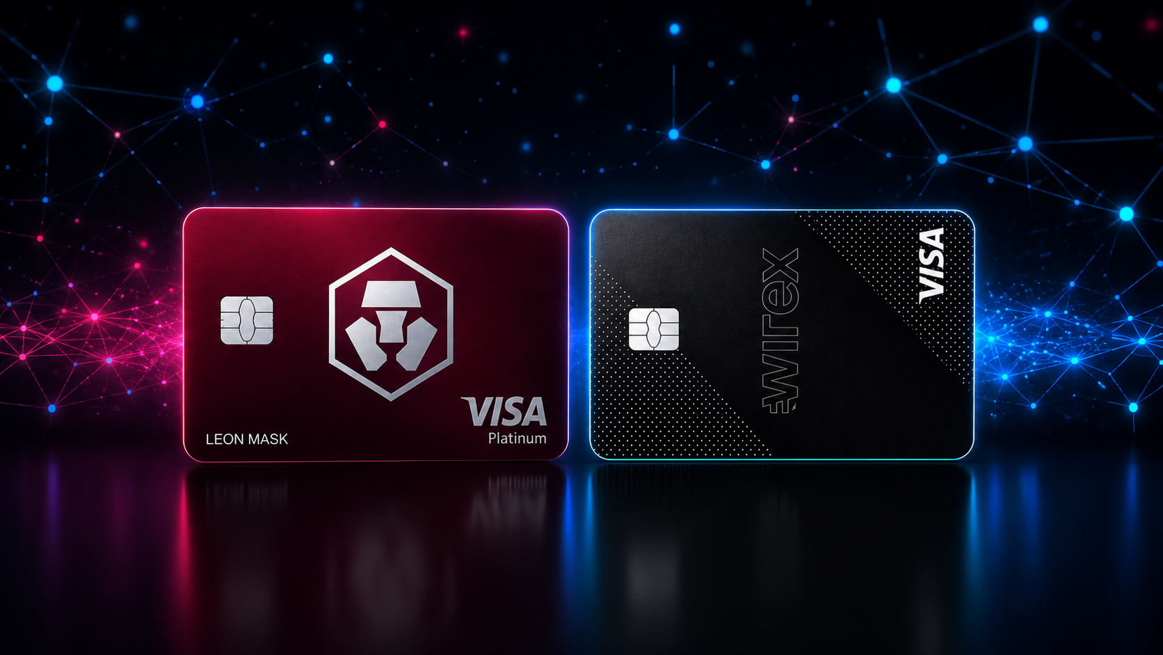 Crypto.com Ruby Steel vs Wirex Elite : comparatif complet 2026