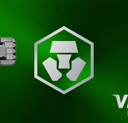 Carte physique Jade Green de Crypto.com, vue de face