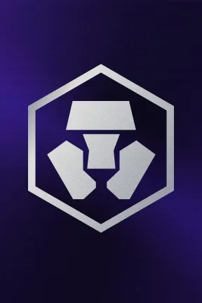 Carte physique Royal Indigo de Crypto.com, vue de face