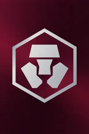 Carte physique Ruby Steel de Crypto.com, vue de face