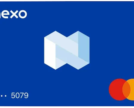Carte physique Nexo Card de Nexo, vue de face
